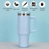 Tumbler Water Bottle in Sky Blue