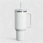 Tumbler Water Bottle in White