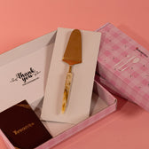 Ceylon Cake Server Spoon-White