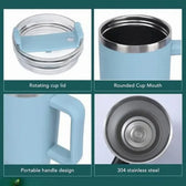 Tumbler Water Bottle in Sky Blue