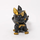 Geometric Dog Statue Jewelry Storage Bowl In Home Decor