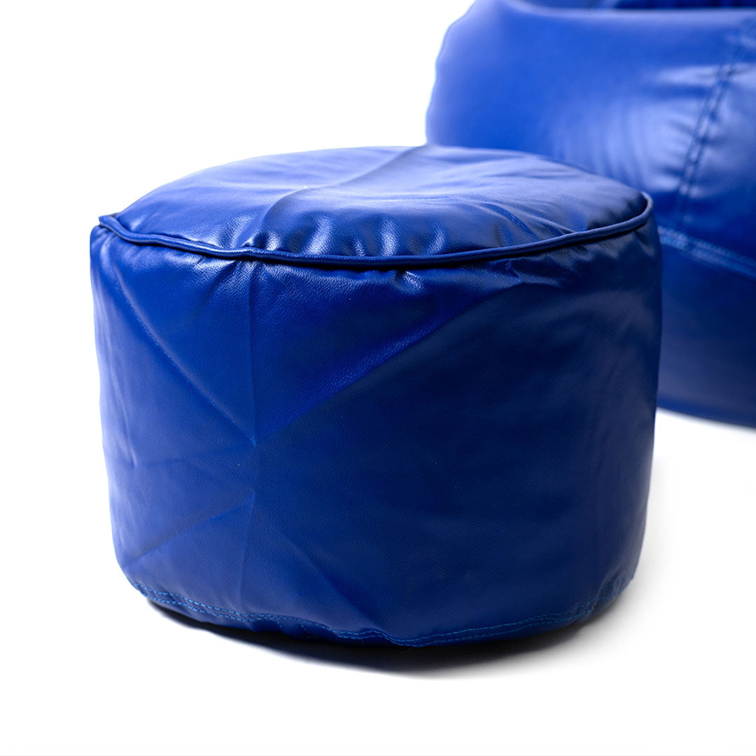 Tear Drop Bean Bag with Footrest | 4XL | Filled