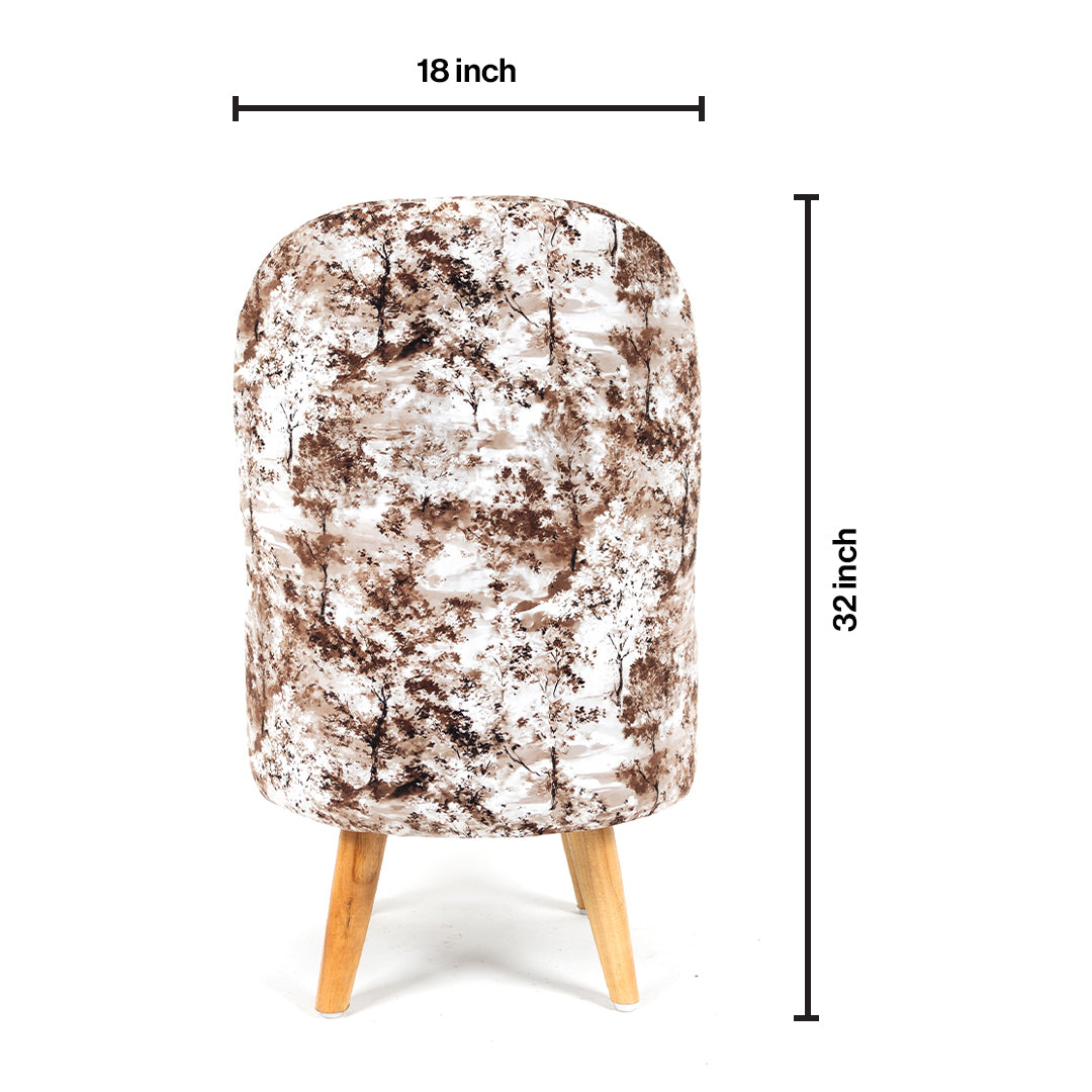 Printed Chair With Stool