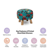 Round Sofa Ottoman Kids In Cars on the Road