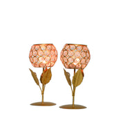Crystal Candle Holders Set of 2