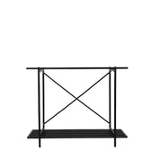 Modern Black 2 Tier Metal Plant Stand
