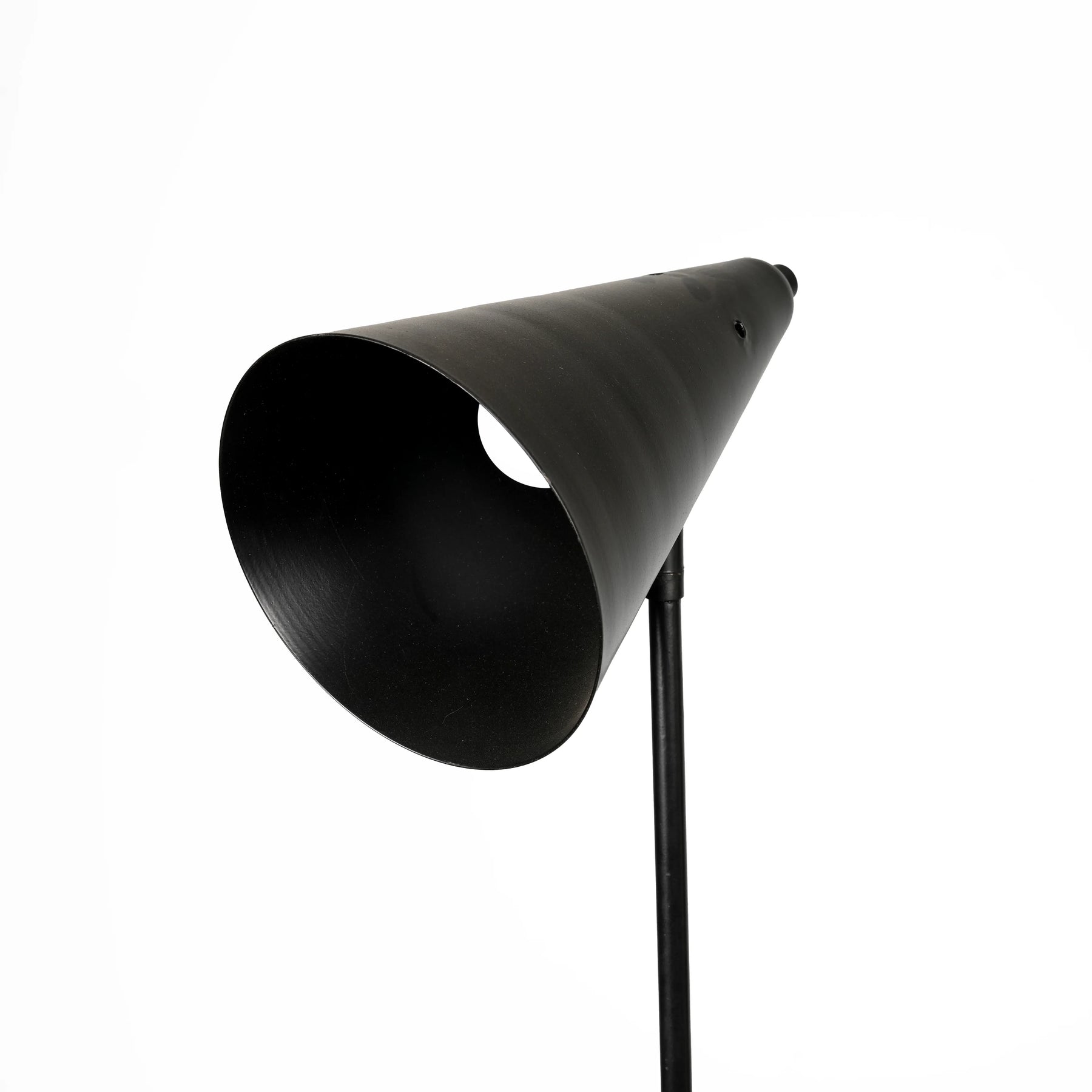 Designer Metal Table Lamp in Black for Living Room & Study