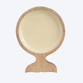 Decorative Bat-Shape Wooden Tray