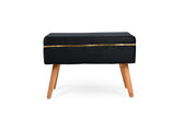 Oval Bench In Black - Combo Of 2