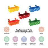 Hanging Planter Box-Set of 5