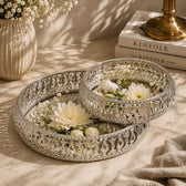 German Silver Serving Trays Set of 2