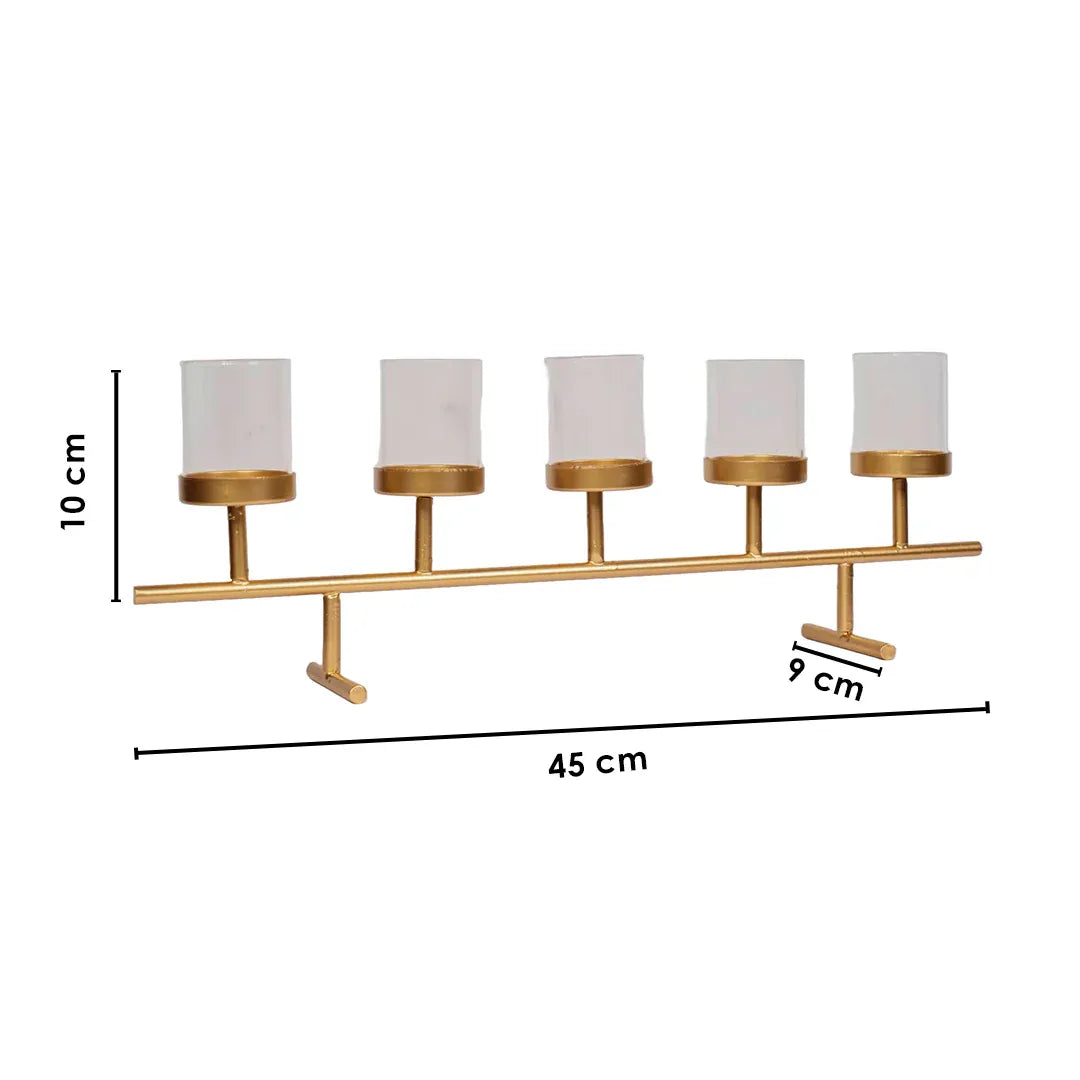 Gold Votive Candle Holder