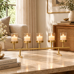 Gold Votive Candle Holder