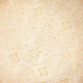 Round Side Tables in White Flower Design for Living Room -  Bedside Table for Drink & Snacks