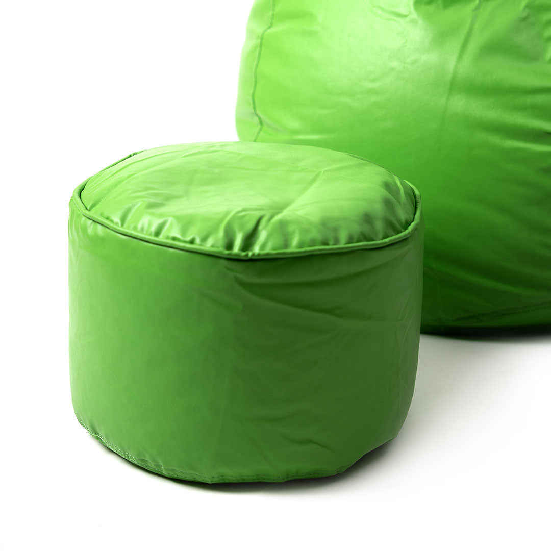 Tear Drop Bean Bag with Footrest | 4XL | Filled