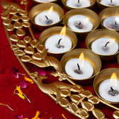 Metal Urli Diya-Set of 56