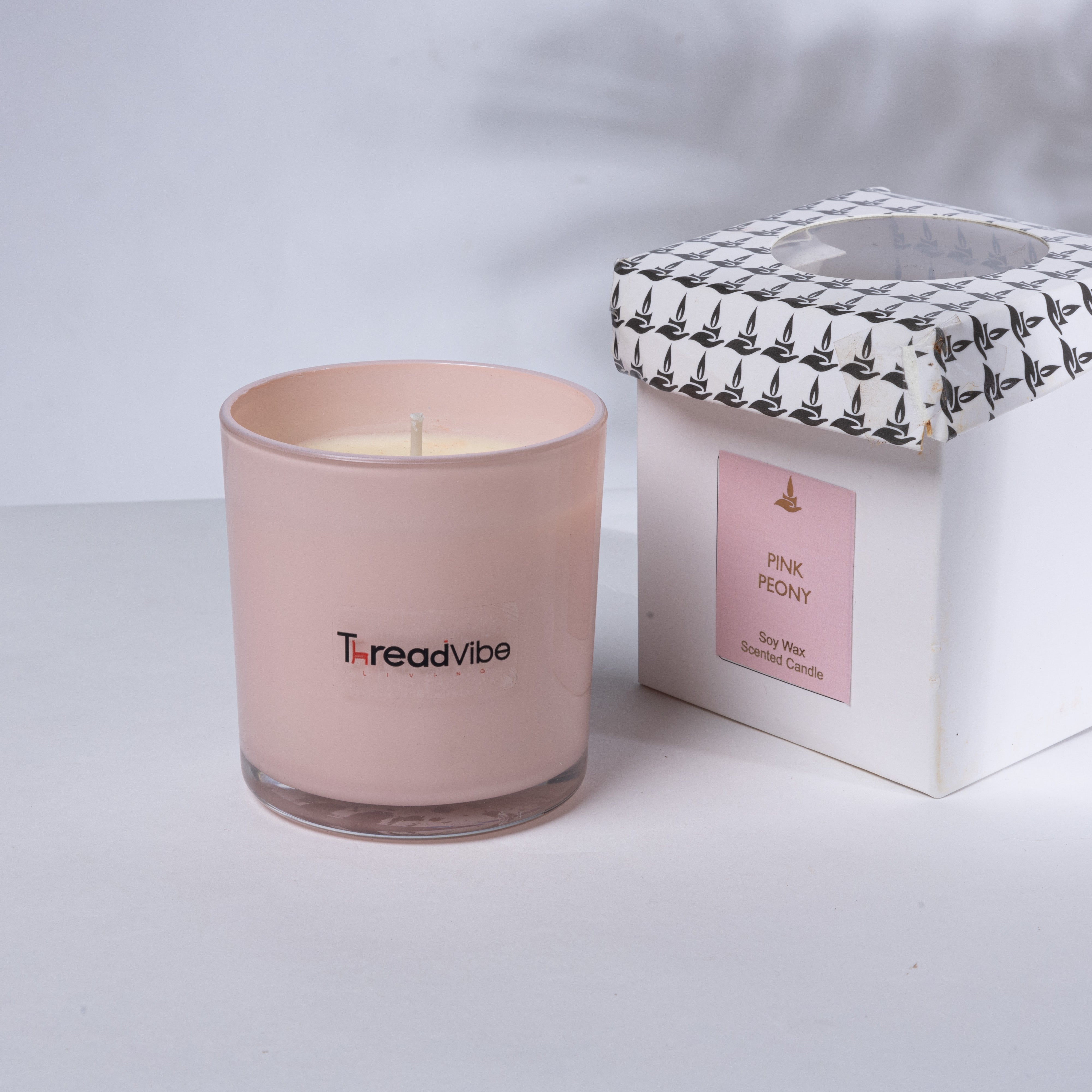 ThreadVibe Living Natural Wax Scented Candle Jar