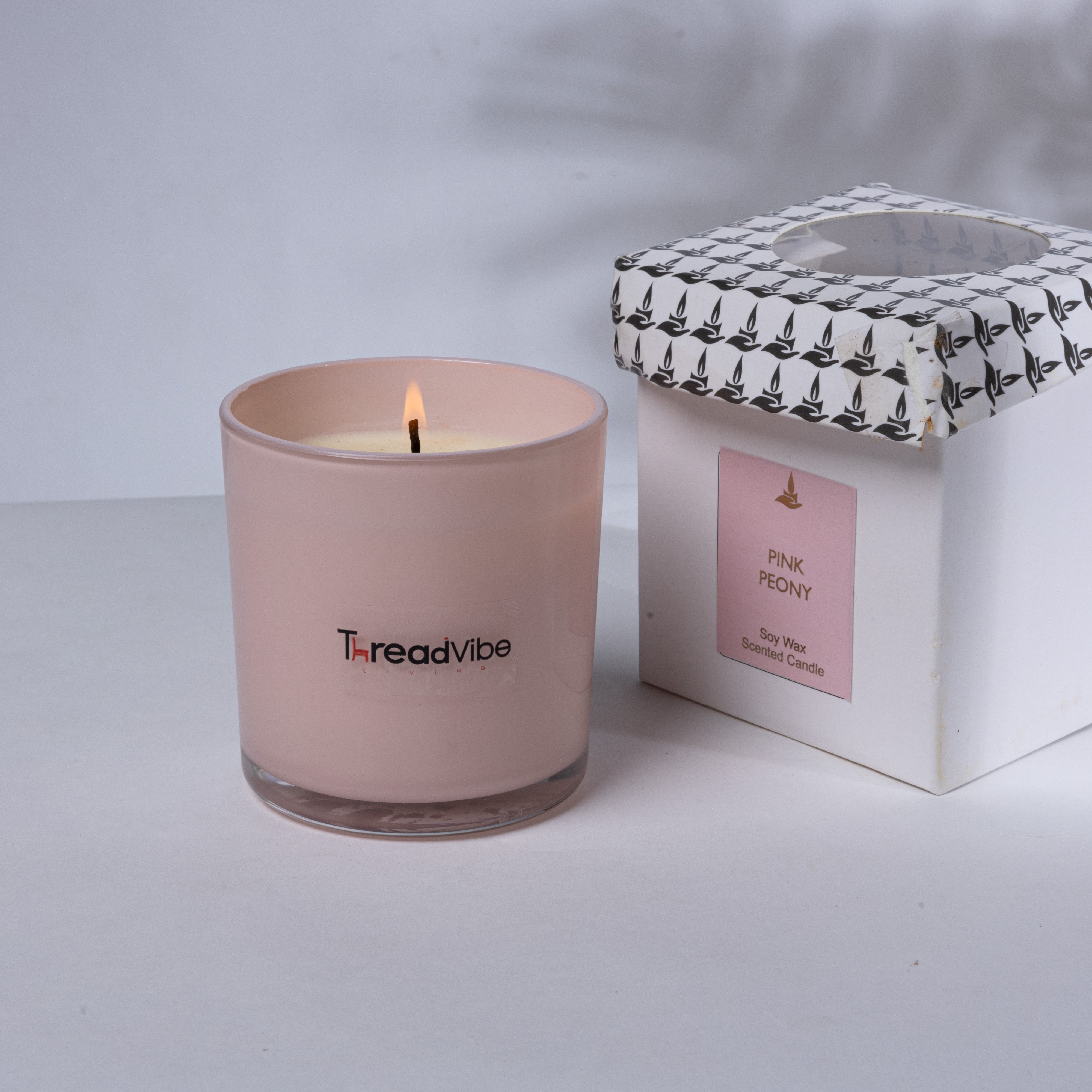 ThreadVibe Living Natural Wax Scented Candle Jar