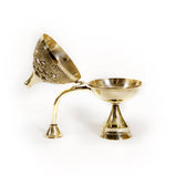 Brass Incense Burner, Dhoop Dani with Handle
