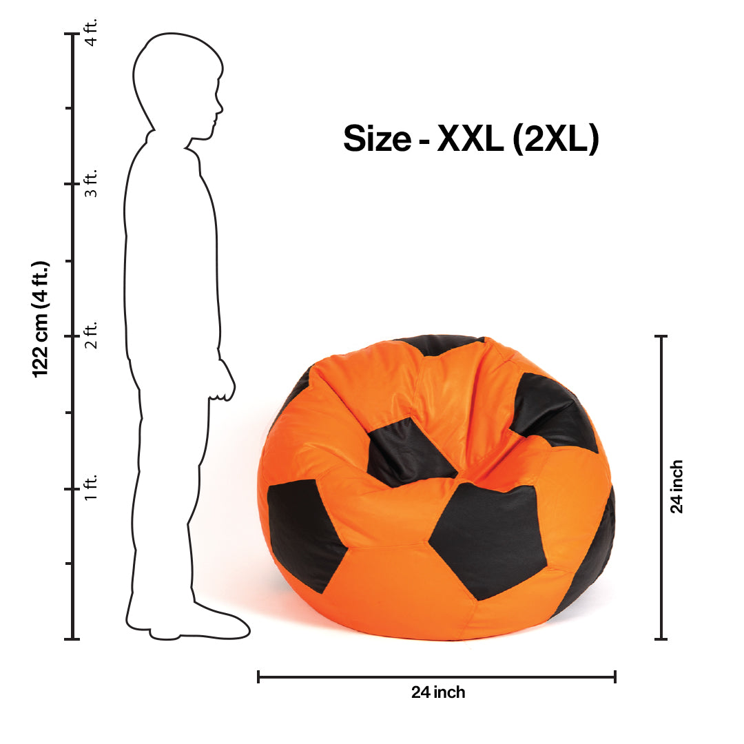 Football Bean Bag Xxl With Beans