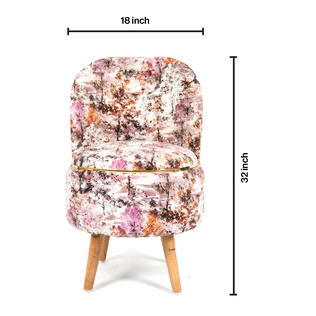 Printed Chair With Stool