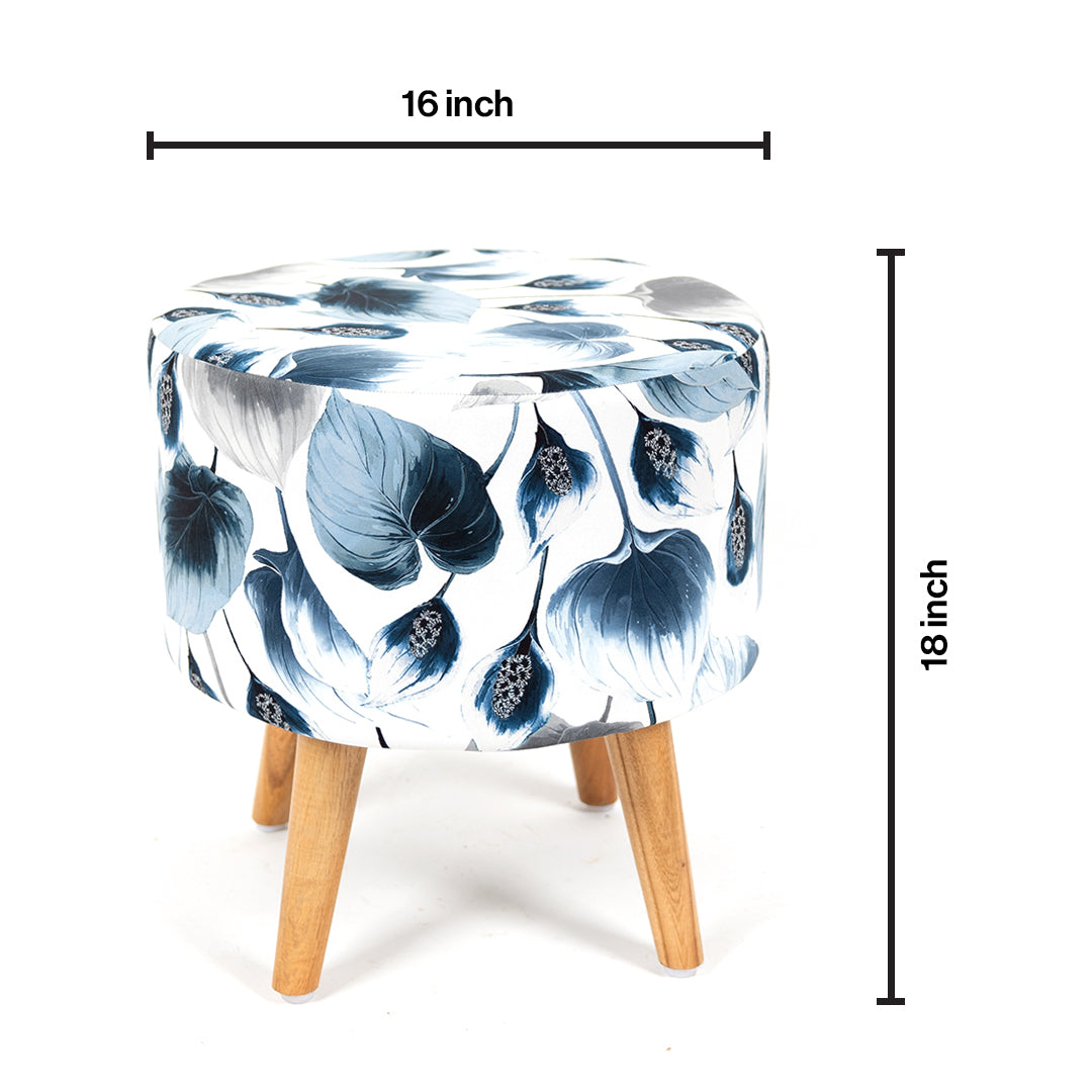 Ottomon Printed Pouff Stool