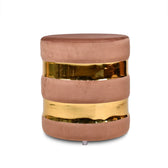 Ottoman Drum Light Brown 2