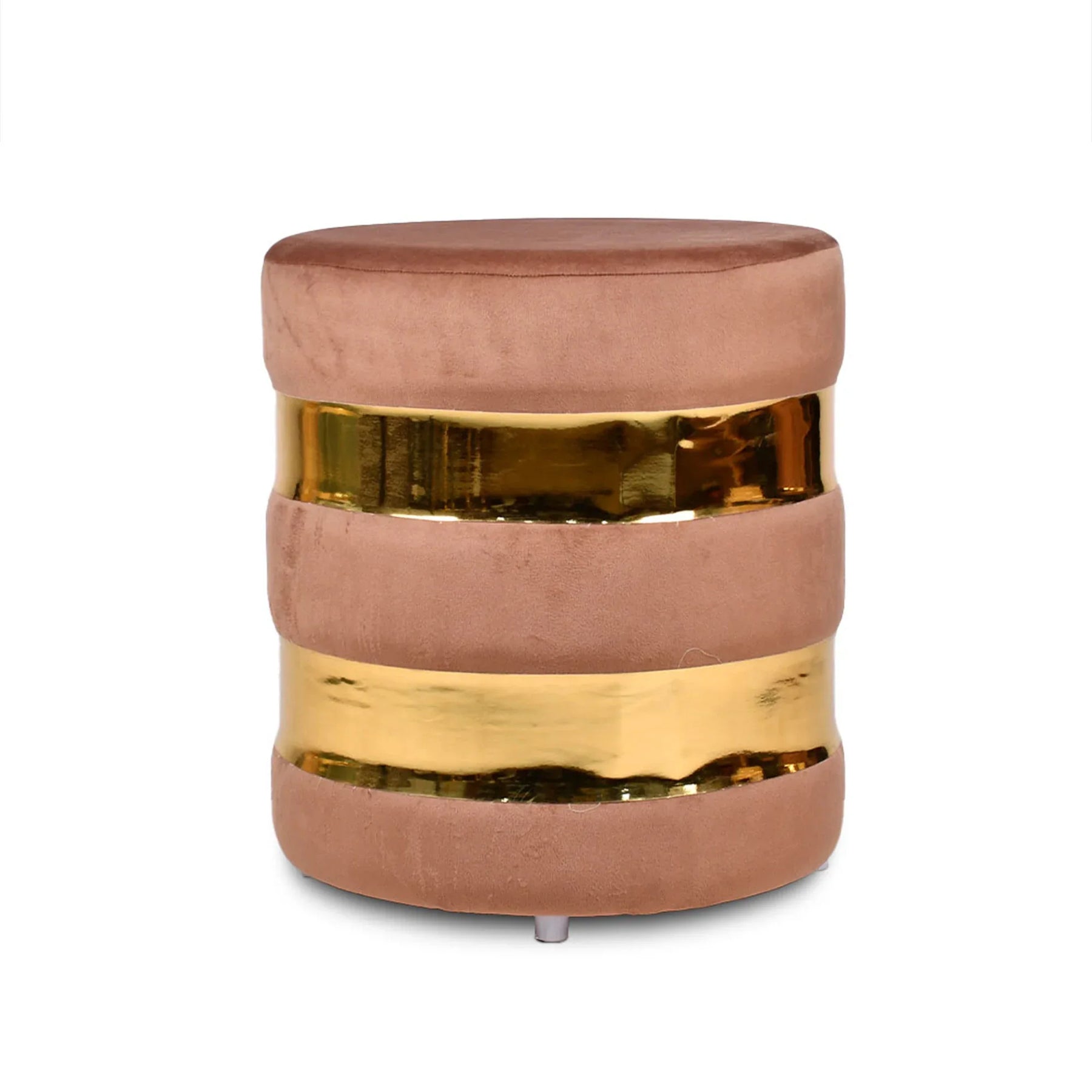 Ottoman Drum Light Brown 2