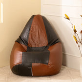 4XL Teardrop Bean Bag with Beans in Dark Shades