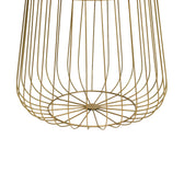 Golden Round Wire Side Table