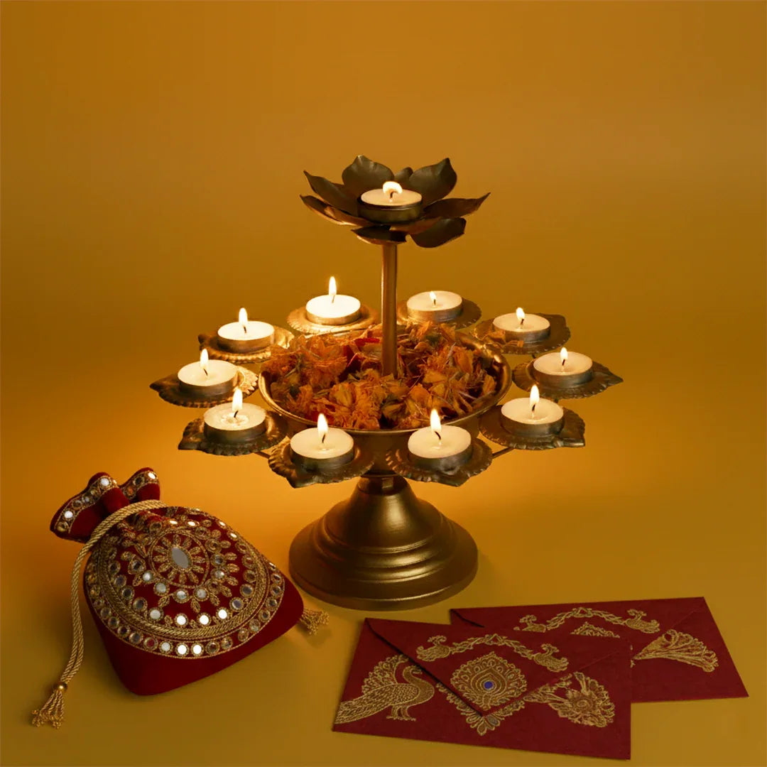 Urli Diya Stand-2 Tier