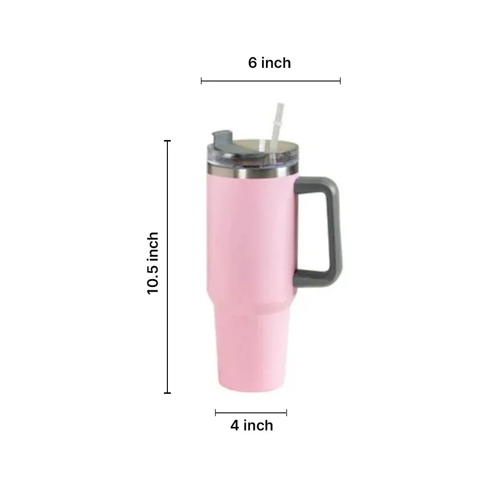 Tumbler Water Bottle in Pink