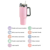 Tumbler Water Bottle in Pink