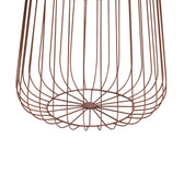 Copper Round Wire Side Table