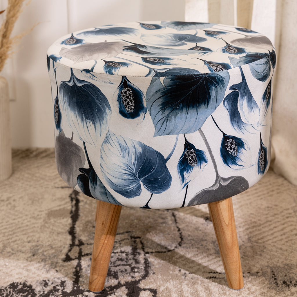 Ottomon Printed Pouff Stool