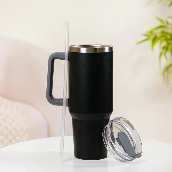 Tumbler Water Bottle in Black