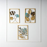 Leaf Wall Decor Metal Wall Art-Set of 3